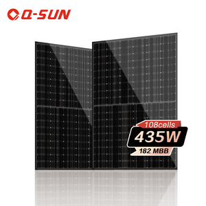 Sprzedaż hurtowa wszystkich czarnych paneli słonecznych 182 mm 108 ogniw